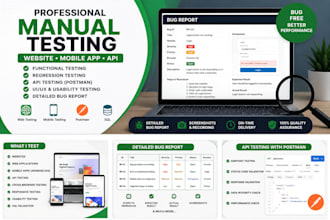 perform manual QA testing