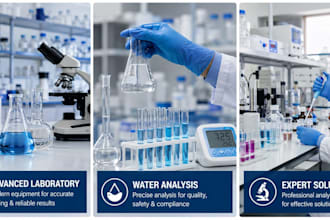 analyze water quality, and provide water treatment solutions