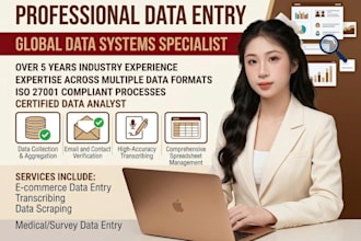 scrape, organize data into excel or google sheets