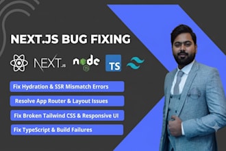 fix next react tailwind CSS and typescript bugs