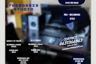 professionally mix and master your hip hop song or any genre