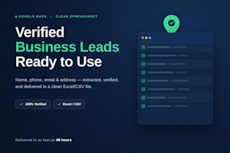 extract business leads from google maps