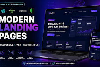 build a modern mern stack website,and full stack application