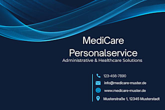 design a professional modern business card in canva
