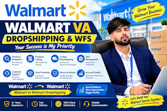 be your expert walmart two step dropshpping va and walmart wfs va