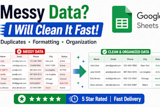 do google sheets data cleaning and formatting