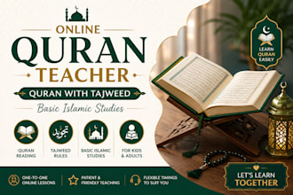 teach quran and basic islamic studies online