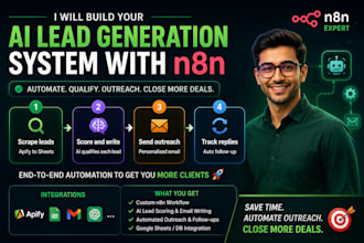 automate lead scraping, scoring, and outreach using ai and n8n