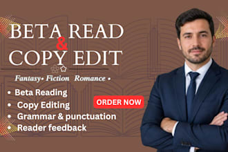 beta read your romance novel with detailed feedback