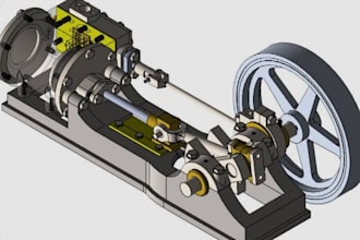 make 3d design of mechanical parts