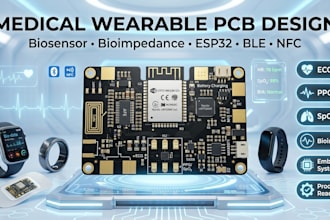 design medical wearable pcb with biosensor and bioimpedance