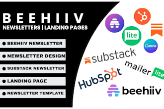 setup beehiiv newsletter, beehiiv landing page, newsletter template, beehiiv