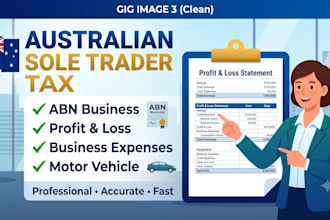 prepare australian sole trader tax return for abn businesses