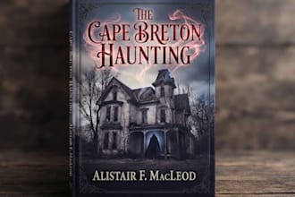 design a professional horror and thriller book cover