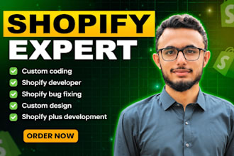 do shopify custom coding, bug fixing, shopify developer for theme development