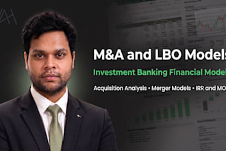 build merger acquisition, lbo and investment banking financial models