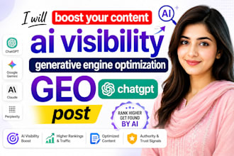 boost content ai visibility generative engine optimization GEO chatgpt