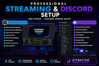 create a professional discord server with bots and automation