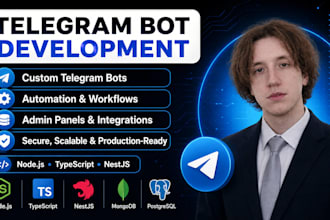 build a telegram bot or automation script