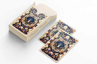 design custom playing cards 52 card deck poker card tarot card trading card game