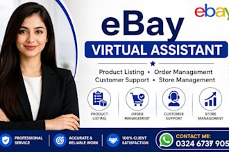 do ebay product listing and product research