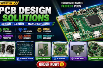 do esp32 pcb design, stm32 layout, and arduino circuit board prototypes
