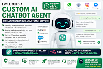 build a custom ai agent for lead generation and customer support