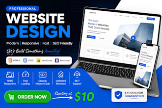 build a responsive HTML CSS javascript website
