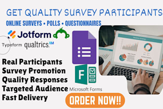 get survey participants to fill online survey or polls with quality responses