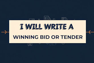 write a winning bid or tender proposal