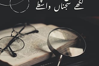 be your professional urdu poet and writer
