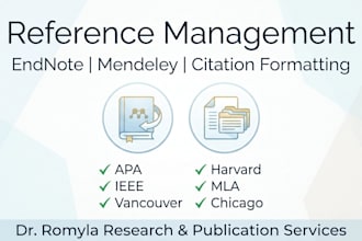 format citations and references using endnote or mendeley