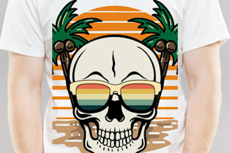 design custom t shirt and merchandise for redbubble and teespring