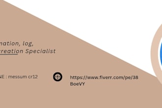 create a course work, editing, animation, designs, logo, cv, charts, assignments