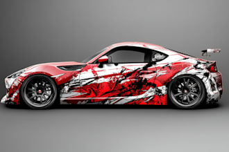 design a creative wrap for your van, car, bus, truck