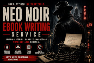 write a dark neo noir crime fiction story
