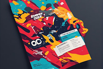 design awesome print ready flyer or magazine ad