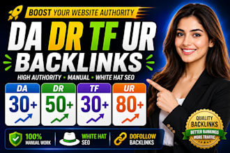 increase ahrefs DR 70 with high authority SEO backlinks