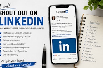promote your business with a professional linkedin shout out