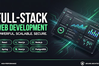 do a clean and efficient full stack web applications