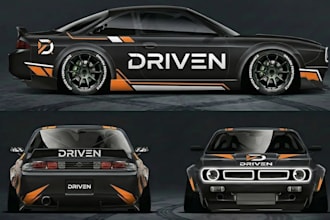 design professional vehicle wrap for car, van, truck branding