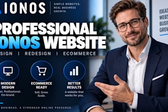 ionos website design, ionos website, ionos website redesign, ionos ecommerce