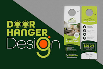 design a professional door hanger