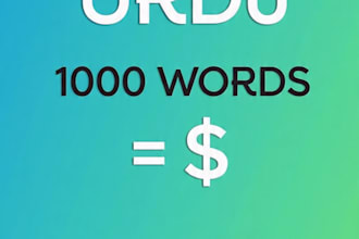 fast english to urdu translation and typing data entry
