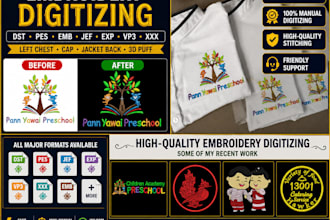 create embroidery digitizing files