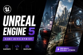 develop unreal engine 5 games, mvps and gameplay systems