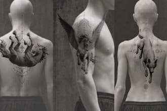 design a microrealistic tattoo, realism or minimal tattoo