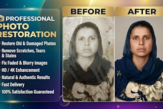 old photo restoration and enhancement