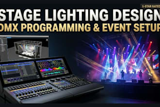 design event stage lighting setup stage lighting design and dmx programming