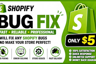 fix shopify theme bugs and liquid code errors